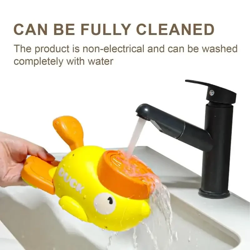 Interaktywna kaczka 2w1: spowalniacz karmienia, dozownik smakołyków 🦆