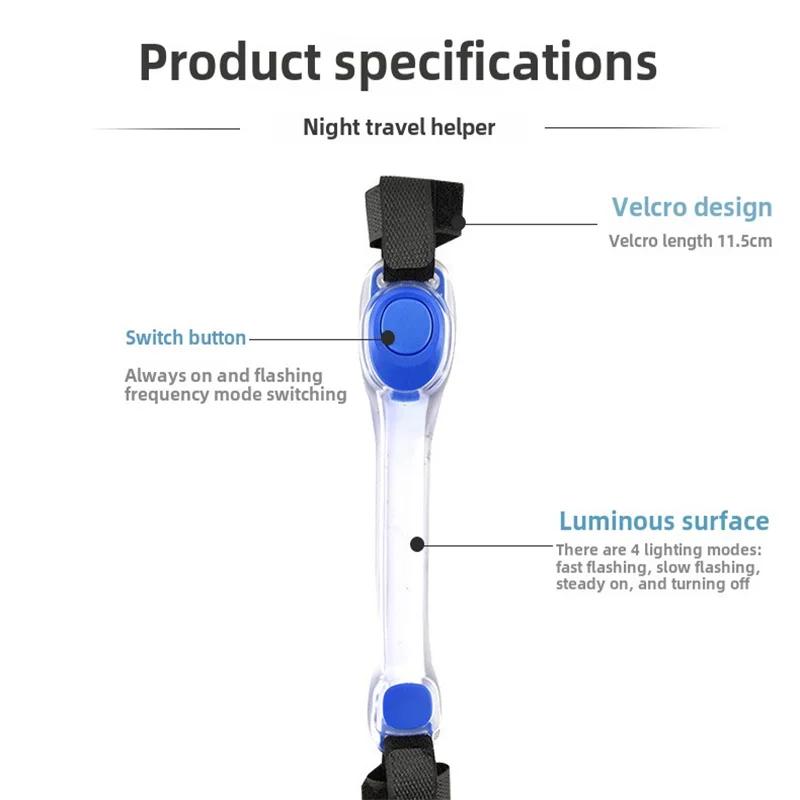 Wodoodporna obroża LED, bezpieczeństwo po zmroku 🐾